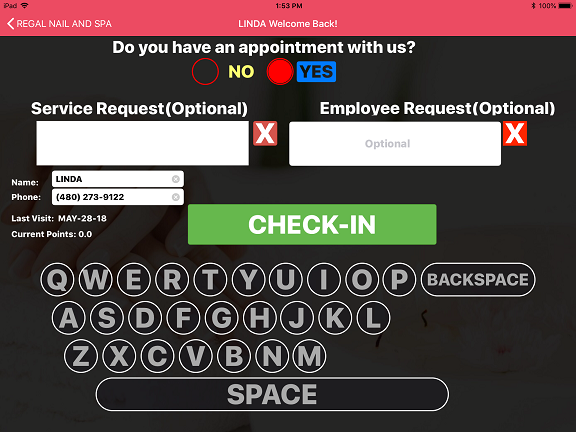 Submit Check-In